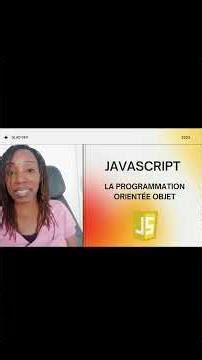 JavaScript: La programmation orientée objet #javascript