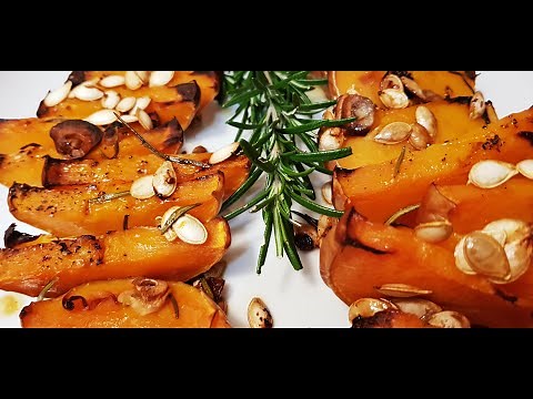 Butternut Roast, Butternut recipe in the oven