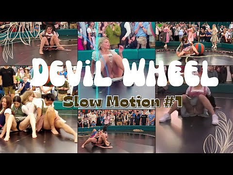 Exploring: The Grace and Agility of the Devil Wheel,s Best Girls in slow Motion in octoberfest 2023