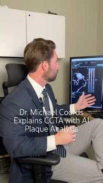 Dr. Michael Coords Explains CCTA with AI Plaque Analysis