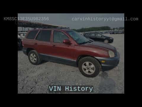 2005 Hyundai SANTA FE KM8SC13E35U982356