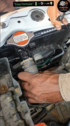 Car Battery Connection Trick| #mechanic #shortvideo #CarBatteryHacks