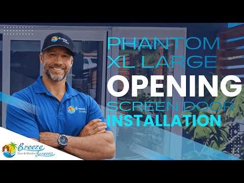 Phantom XL Large Opening screen door