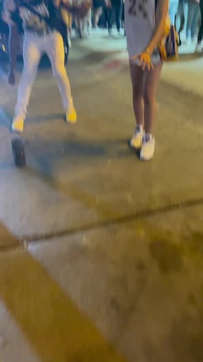 The best footwork duo 👟✨🔥 had to hit my #impossiblefootwork in front of a club full of people