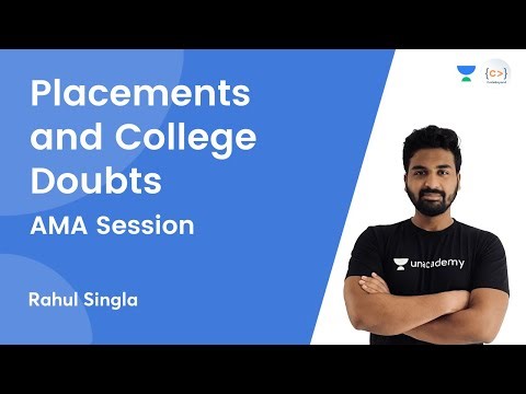 Placements and College Doubts | AMA Session | Rahul Singla