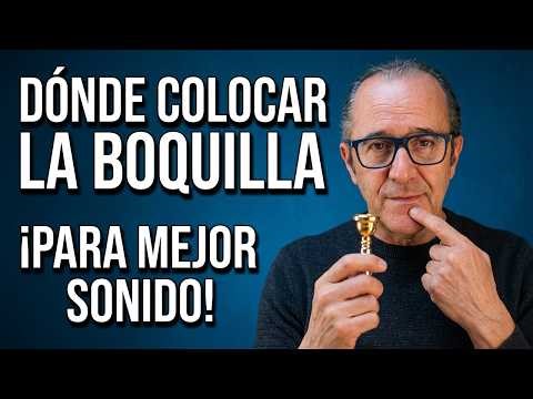 Where to place the mouthpiece correctly if you are a trombonist