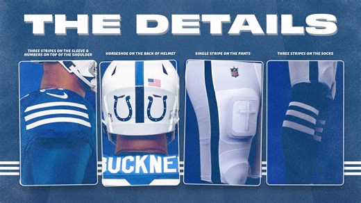 Colts to wear historic 1950s uniforms for 'Throwback Game' vs. Steelers