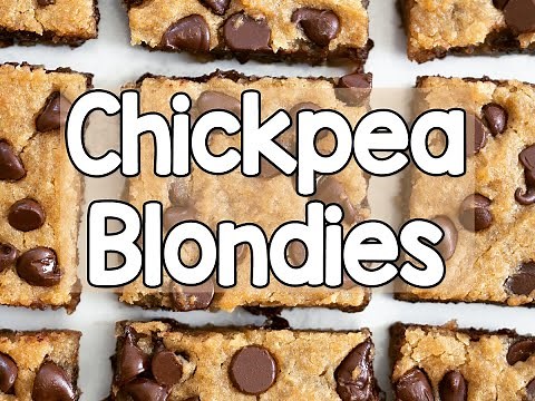 Chocolate Chip Chickpea Blondies!