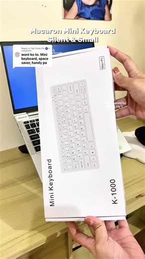 Replying to @Fab Finds PH 🧿 deserve mo to.🥰✨ #keyboard #minikeyboard #silent