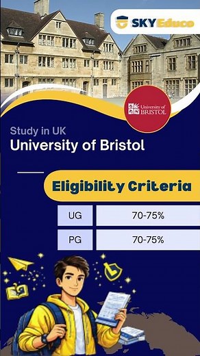 Study in UK 🇬🇧 | University of Bristol Fees, Scholarships & Eligibility 🎓
