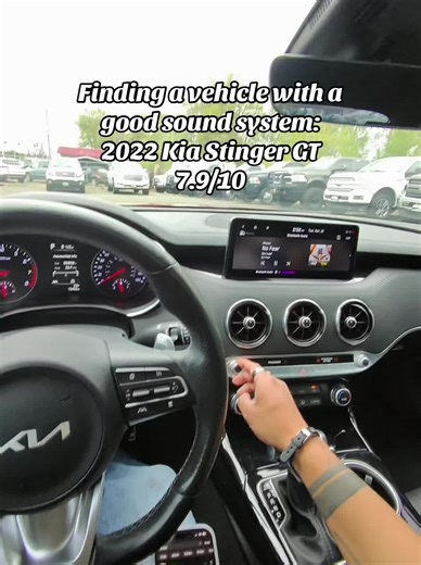 Honestly wasn’t too bad, was expecting better tho lol #stereo#soundsystem#kia#stinger#justintocars