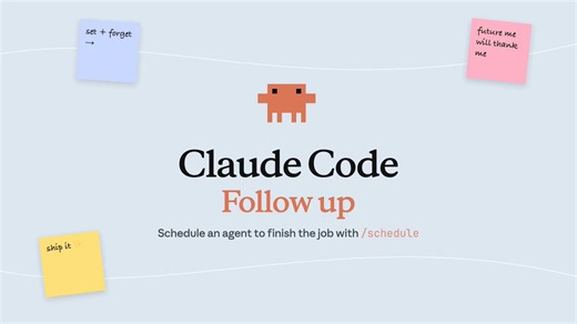 You can now /schedule one-time tasks from the CLI or the Routines UI via the Schedule -> Once Trigger. Use it to:* /schedule cleanup this feature flag in 1 week*/schedule give me a launch report for my feature in 2 days