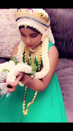 Traditional Attire Showcase with Floral Elegance