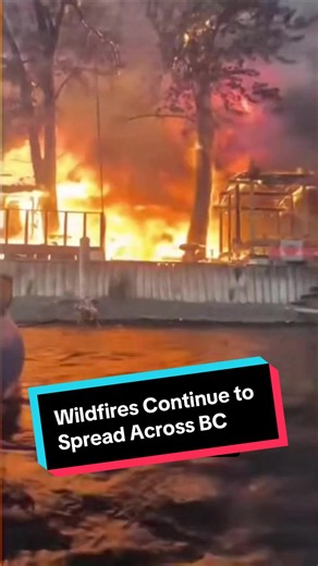 More than 100 wildfires are now burning across BC, leaving people scrambling to get out and others with no home to go back to. #BC #BritishColumbia #Wildfire #Wildfires #Canada