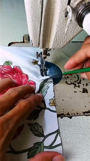 💯Sewing Machine Hacks: Perfect Folding with Thread Cutter! 🧵#viral #shorts