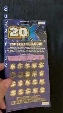 Wisconsin Lottery 20X Scratch-Off Adventure Awaits!