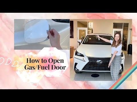 How to open Lexus Gas/Fuel Door