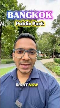 Public Park in Bangkok, Thailand 🇹🇭