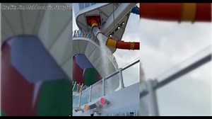 28K views · 65 reactions | 'Stop the slide!' A guest on a Royal Caribbean cruise got injured after a piece of the boat's water slide broke off. Read more→https://myfox8.com/news/public-safety/guest-injured-on-royal-caribbean-cruise-after-piece-of-waterslide-breaks-off-stop-the-slide/?utm_source=facebook&utm_medium=referral&utm_campaign=socialnewsdesk | FOX8 | Facebook