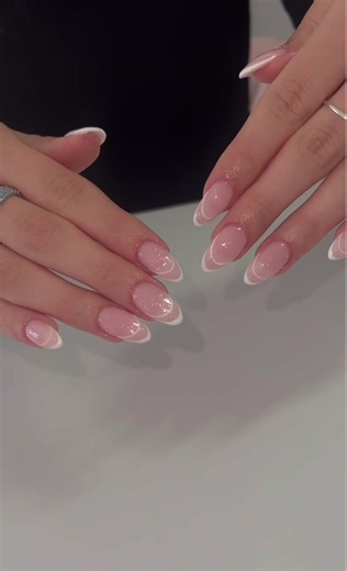 Double french tip🩷 #creativenails #nails #nailart #nailartist #nailsinspo #nailtech #nailsartvideos #nail #goviral #fyp #foryoupage