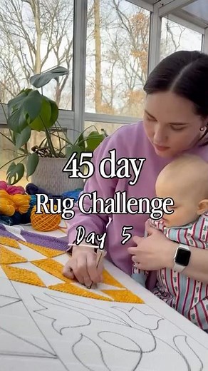 How long does it take to punch 1sq ft? #punchneedle