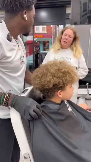 They left the salon looking completely transformed.