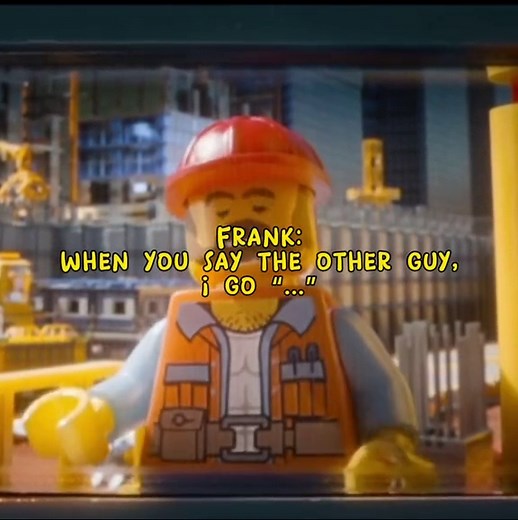 Emmet's Emotional Journey in The Lego Movie Scene