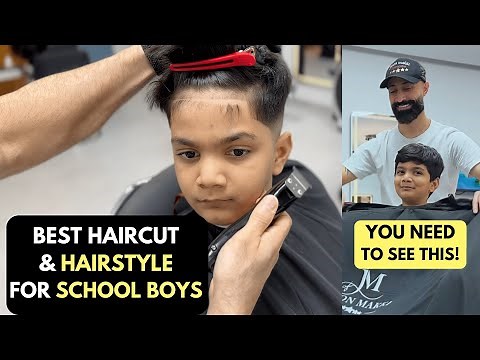 The Best Haircut & Hairstyle For School Boys! New Year, Holiday Break!