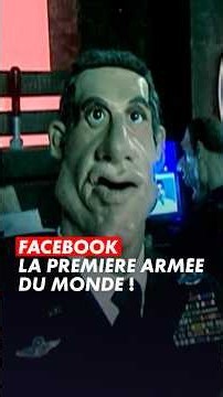 "Facebook, la première armée du monde !" 🪖 - #Humour #LesGuignols