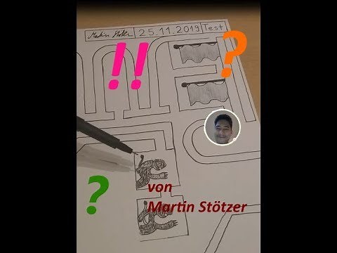 Wie man ein Labyrinth zeichnet - aus Sicht eines Künstlers