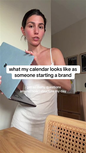 What My Calendar Looks Like Starting a Brand — Daily Schedule
