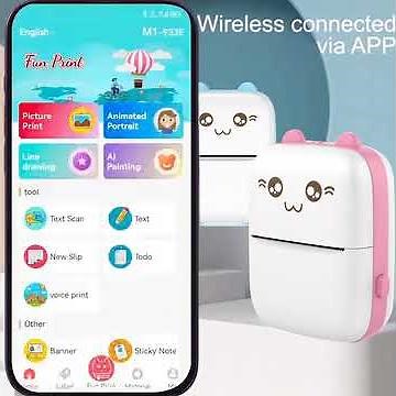 GOTOOGO Portable Wireless Mini Printer 🖨️ | Cute Pastel Design | App Enabled Instant Printing Review