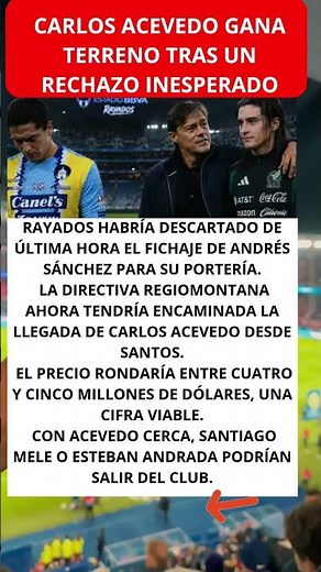 Carlos Acevedo gana terreno tras un rechazo inesperado