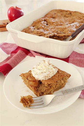 24K views · 95 reactions | Today I’m sharing with you one of my easiest fall recipes – an apple spice cake that only takes minutes to prepare. I love an easy apple cake, packed with warm spices for this time of year. This delicious apple spice cake recipe will not disappoint. Chunks of apples combined with fall spices creates a moist cake that is one of my favorite apple desserts. It’s even dairy free! | Weekend Craft | Facebook