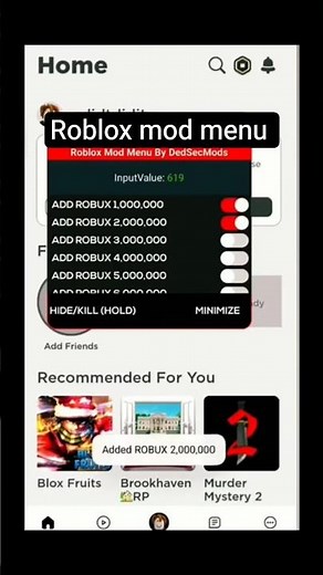 DOWNLOAD LASTEST ROBLOX MOD MENU APK with unlimited robux (working file) 2026 #roblox
