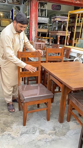 9.5K views · 129 reactions | #ehtishamjanjua #furniture #diningtableideas #diningtable #table #sofa #woodensofa #chair #diningtabledesign #discount #sale #wholesalefurnituremarket #karachi #viral #trend #fyp | Ehtisham Janjua | Facebook