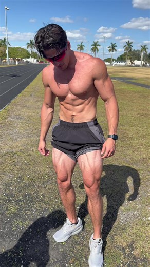 6’1 200lbs sprinter physique #fyp #gym | Sprint Workout