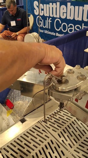 This is a neat invention for boat lift owners in Florida. No more pre-hurricane stress.... Just raise the lift and then twist the turnbuckle and no movement can happen. Much easier than strapping the lift to the pylons. | WaterDog Outboard Savers