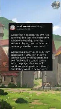 Player wants you to STOP PLAYING? | r/rpghorrorstories #dnd #dungeonsanddragons #dnd5e #dm #ttrpg