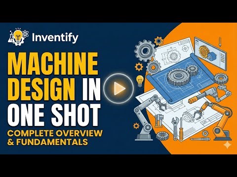 Machine Design in One Shot | Complete Overview & Fundamentals | Inventify