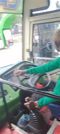 Driving a Bus: Urban Journey through City Streets