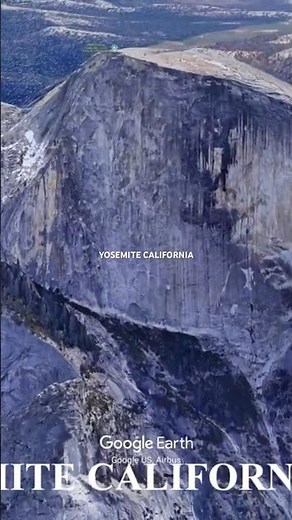 A Valley Carved by Ice – Yosemite National Park California USA #googleearthstudio