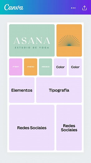 Los esenciales para la identidad de tu marca: logo, isotipo, colores, elementos, tipografías e imágenes. Busca esta plantilla y lleva tu negocio a un nuevo nivel 🫶🏼 . #CanvaLove #diseñaconcanva | Canva Mexico