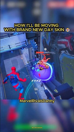HOW I’LL BE MOVING WITH BRAND NEW DAY SKIN 😭 #spiderman #gaming #marvelrivals #marvelrivalsranked