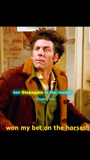 won my bet on the horses!#seinfeld #funny #shorts #shortvideo #series #fouryou