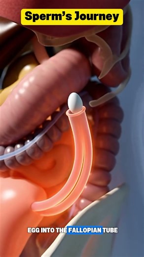 How Sperm Finds the Egg | Human Fertilization Explained in 30 Seconds