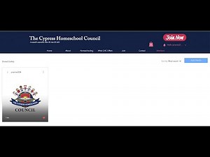 How to Use the Shared Gallery on Wix