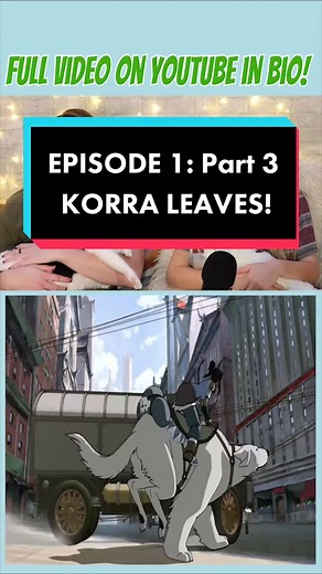 #legendofkorra #reaction ! Episode 1, and we love it! @idahothestate #atla #avatar #korra #lok #korrafan #avatarfan #naga #republiccity