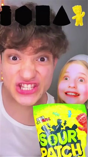 Extreme Sour Candy Challenge With My Fake Sister!? #dast #tiktok #video #viral #for you