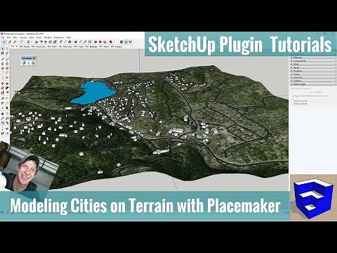 Quickly Modeling a City in SketchUp on Hilly Terrain with Placemaker!